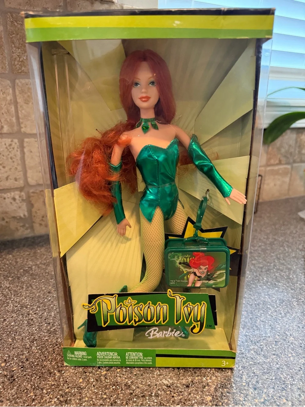 2004 Mattel DC Comics Poison Ivy Barbie NRFB Rare New in Box Collector Doll